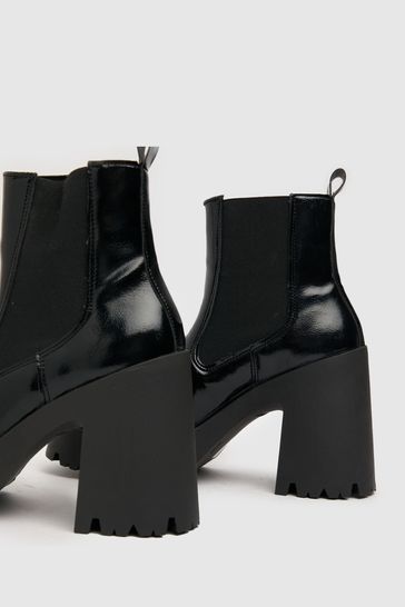 Black platform shop ankle boots uk