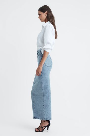 Good american denim pencil skirt cheap