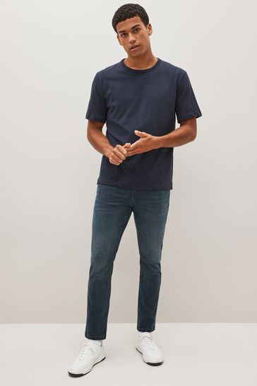 Next online navy jeans
