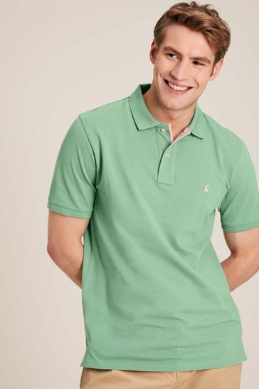 Joules Woody Green Regular Fit Cotton Polo Shirt