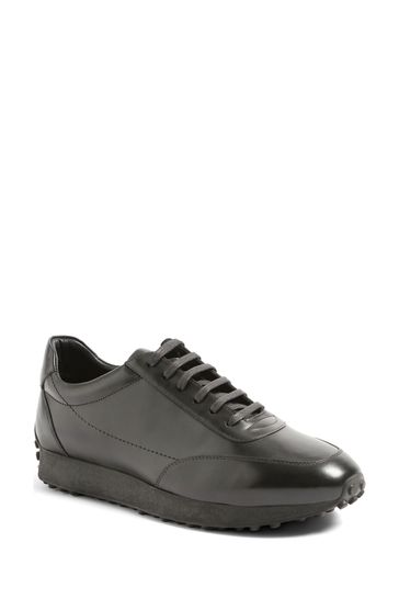 All black top smart trainers