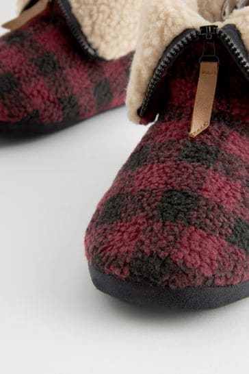 red slipper boots uk
