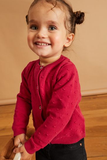 Buy Red Bobble Cardigan 3mths 10yrs from Next Ireland
