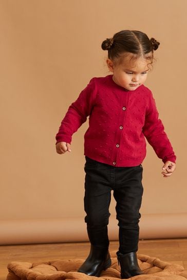 Buy Red Bobble Cardigan 3mths 10yrs from Next Ireland