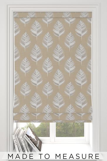 Oyster Natural Stellard Made To Measure Roman Blind