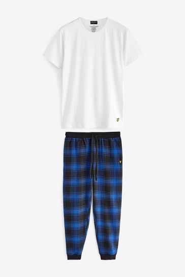 Lyle and Scott Gilbert White Pyjama Set