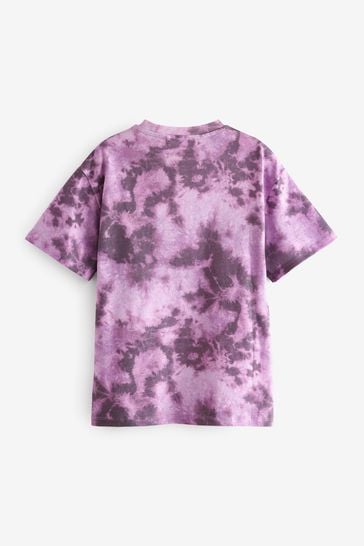 Buy Pink Oversized Free Spirit Tie Dye Festival T Shirt 3 16yrs from Next Netherlands