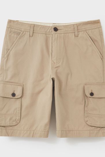 Cream sales cargo shorts