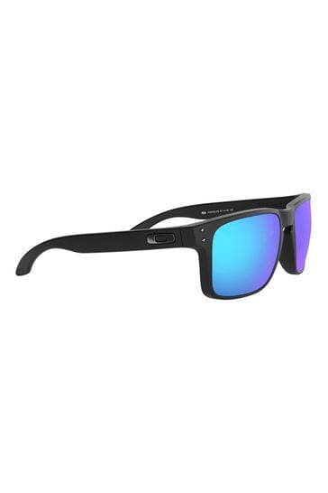 Black and hotsell blue oakley sunglasses