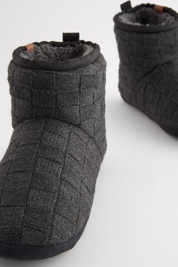 Knitted clearance slipper boots