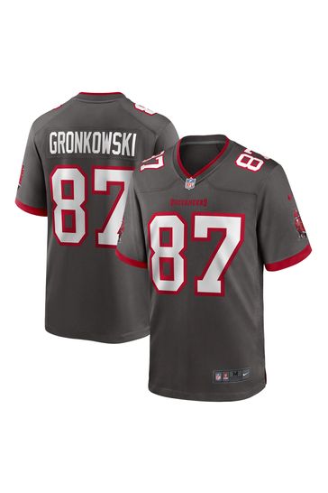 Buy Nike Grey NFL Tampa Bay Buccaneers Game Alternate Jersey Rob