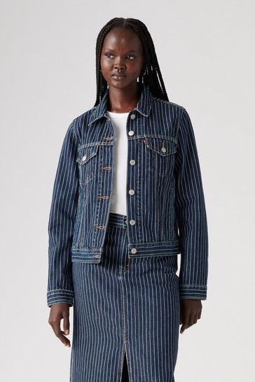 Levi's striped denim jacket shop