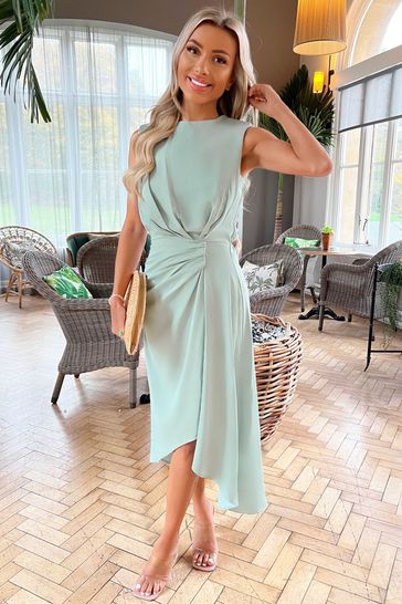 Ax paris duck shop egg blue dress