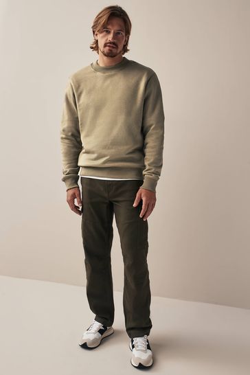 Buy Slate Grey Chestnut Stone Crew Sweatshirts 2 Pack from Next