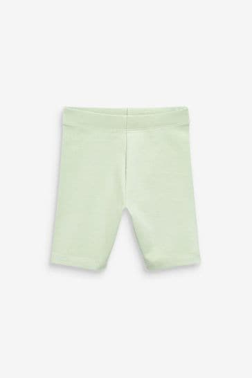 White cotton cycling 2025 shorts