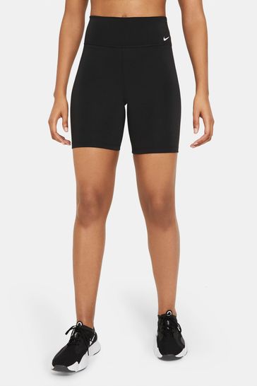Buy Nike Black One Mid Rise 7 Inch Shorts from Next Ireland