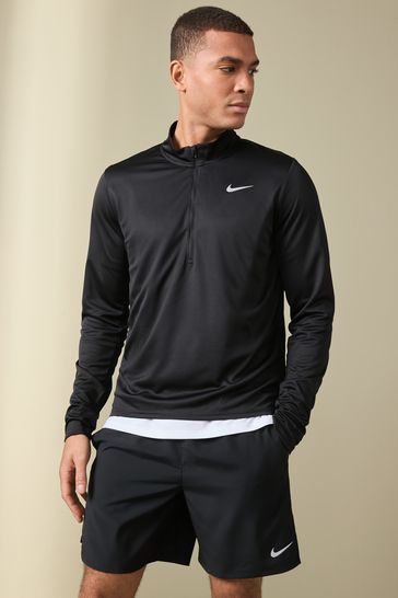 Nike Black Dri-FIT Pacer Half Zip Running Top