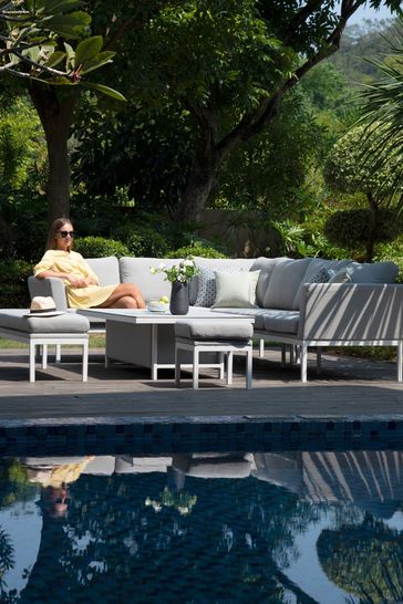 Buy Maze Garden Pulse Corner Dining Set from the Laura Ashley online shop
