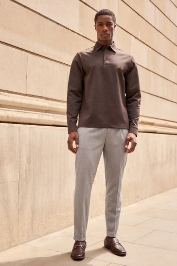 Buy Grey Smart Joggers Trousers from Next Bahrain