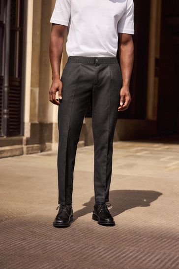 Smart jogging trousers clearance