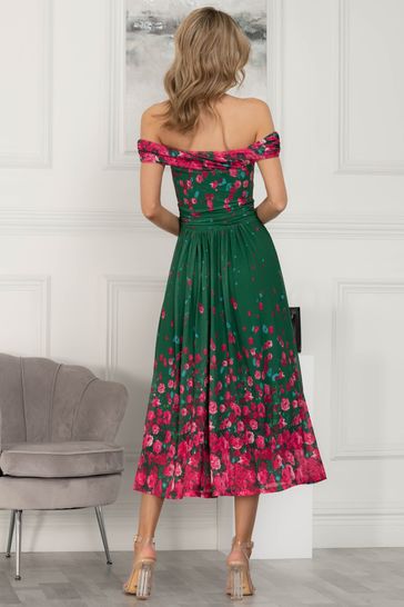 Mesh bardot hot sale dress