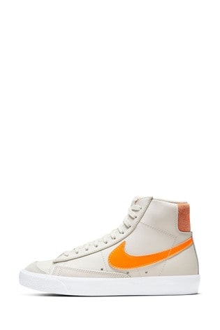 orange and grey nike trainers