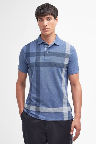 Barbour blue shirt outlet