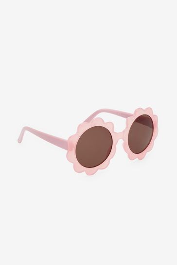Buy Pink Flower Sunglasses from Next Luxembourg