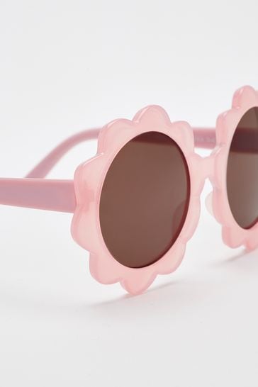 Buy Pink Flower Sunglasses from the Next UK online shop