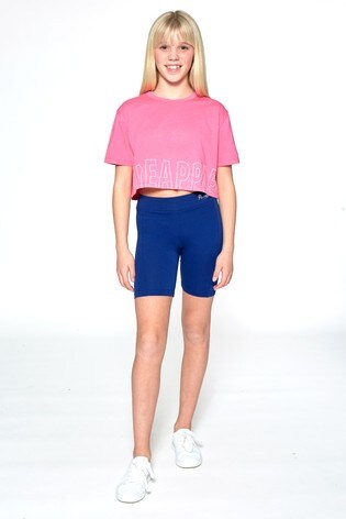 Buy Pineapple Girls Blue Cycling Shorts from Next Poland