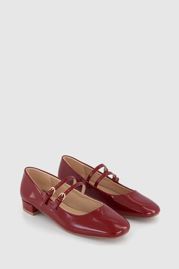 Buy Office Red Double Strap Mary Jane Block Heels from Next France