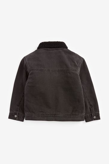Buy Borg Lined Denim Jacket (3-16yrs 