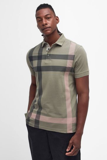 Barbour polo Green sales