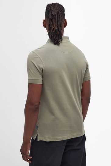 Barbour Green Blaine Check Polo Shirt