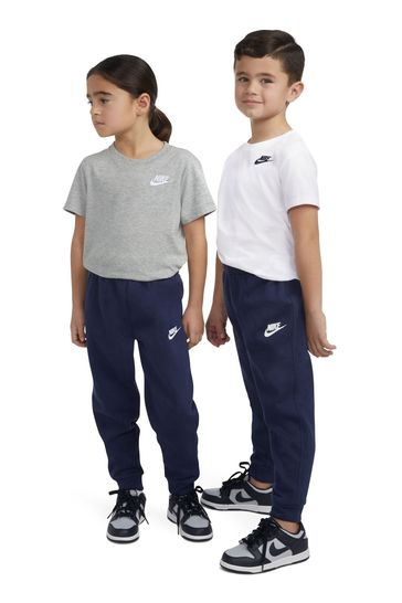 Buy Nike Blue Little Kids Club Fleece Joggers from Next Netherlands