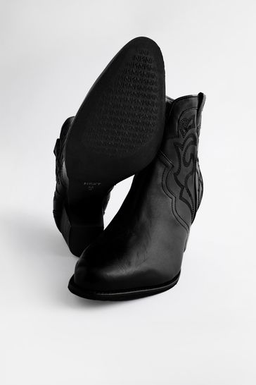 Buy Black Regular Wide Fit Forever Comfort Stitched Detail Ankle