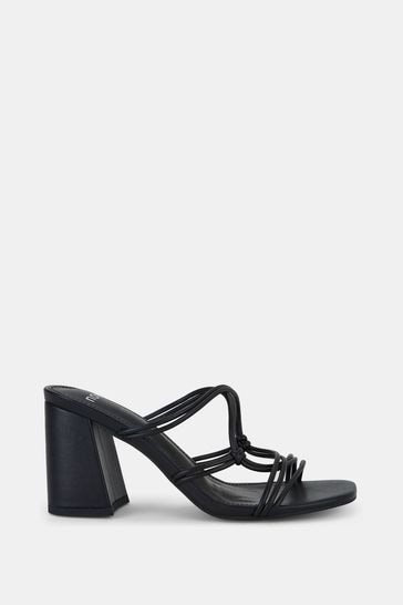 Block heel mules black new arrivals
