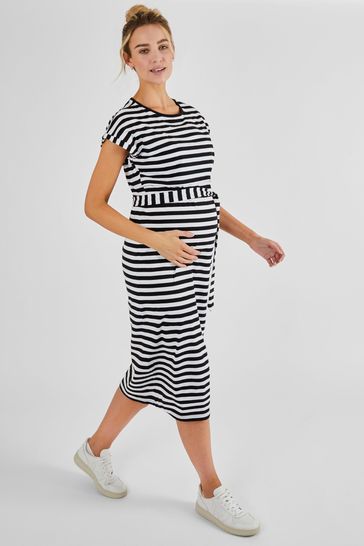 Buy JoJo Maman B b Maternity Nursing Midi T Shirt Dress