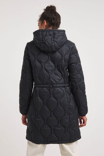 Buy JD Williams Black Lightweight Mid Length Quilted Coat from Next Ireland