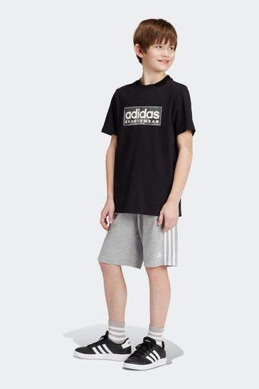 Buy adidas Kids Sportswear 100 Cotton Camo Linear Graphic T Shirt from Next Turkey