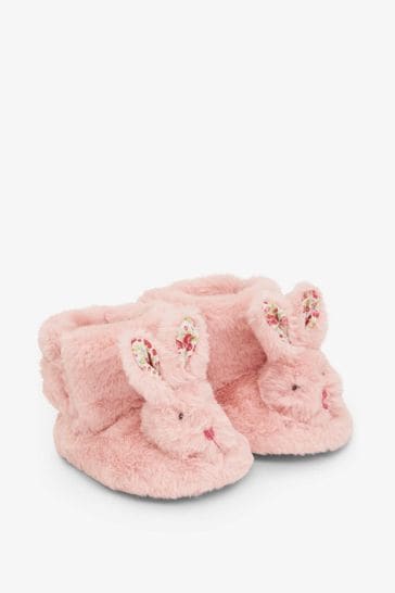 JoJo Maman Bébé Pink Rabbit Slippers