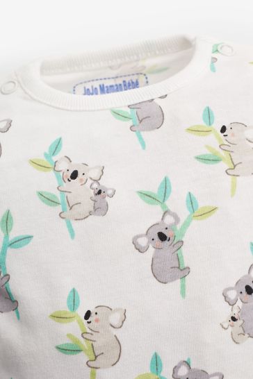 Buy JoJo Maman Bebe 2 Piece Koala Dungaree Set from Next Bahrain