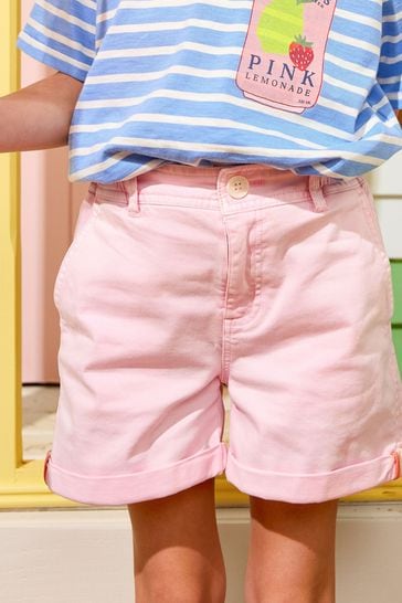 Joules Shoreham Pink Chino Shorts