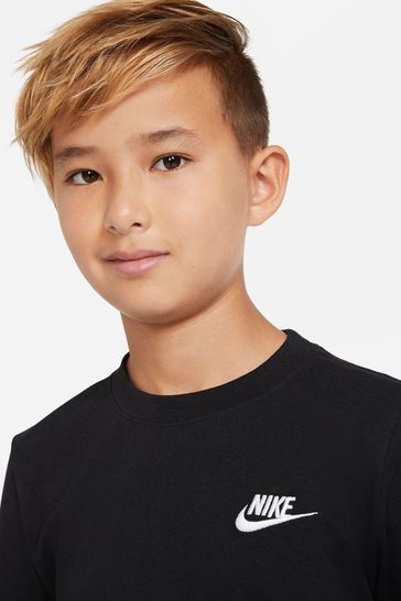 Buy Nike Long Sleeve Futura T Shirt from the Laura Ashley online shop