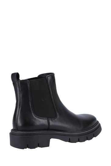 Hush Puppies Raya Black Chelsea Boots
