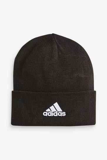 adidas Black Logo Wooly Hat
