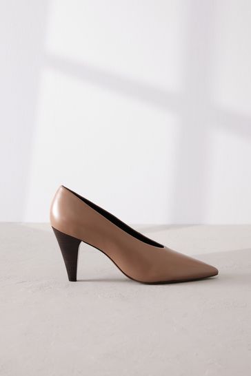 Cone heel shoes outlet