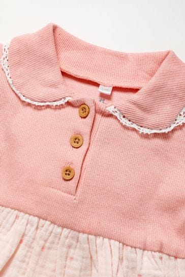 Buy Rock A Bye Baby Boutique Pink Dress and Matching Headband