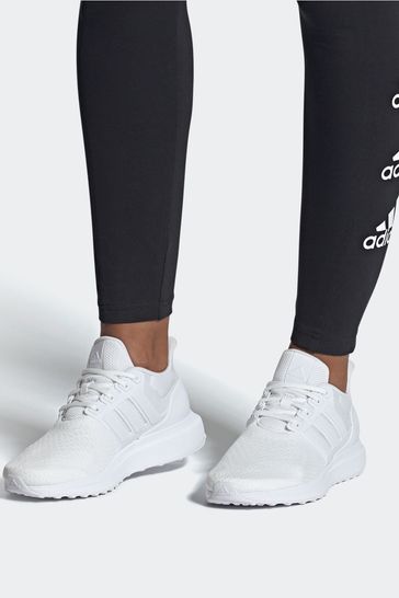 Pure white adidas trainers hotsell