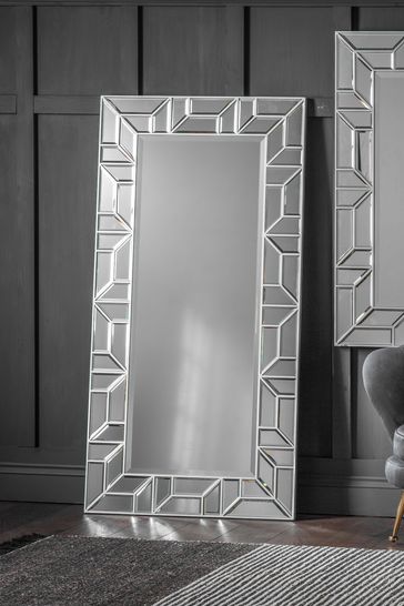 Gallery Home Silver Verve Leaner Mirror
